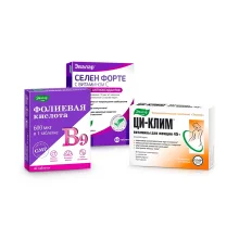 Set - Frauengesundheit, Qi-clim + Folsäure + Selen