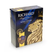 Черный цейлонский чай - Richard Royal Ceylon, 100 пакетиков