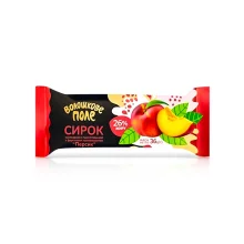 Сырок творожный, со вкусом персика, глазированный, Волошково Поле, 36 г