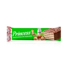 Waffelriegel - Prinzessin Mascha, mit Nussgeschmack, in Milchschokolade, 40 g