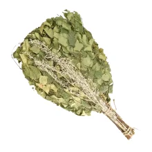 Берёзовый веник c полынью для бани, длина 55 - 60 см