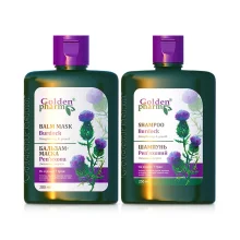 Haarset - Klette, Shampoo + Spülung, Golden Pharm Haarset - Klette, Shampoo + Spülung, Golden Pharm