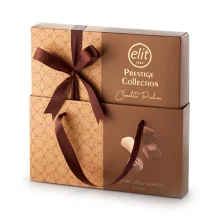 Конфеты шоколадные - Prestige Collection Gold-Braun, с разными начинками, в подарочной упаковке, 178 г