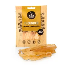 Flunderfilet in Streifen, getrocknet und gesalzen, 30 g