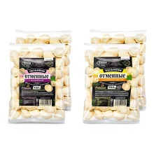 Pelmeni, Teigtaschen-Set - Otmennye, mit Hähnchen- und Putenfleisch, Dymow, 4 x 900 g Pelmeni, Teigtaschen-Set - Otmennye, mit Hähnchen- und Putenfleisch, Dymow, 4 x 900 g