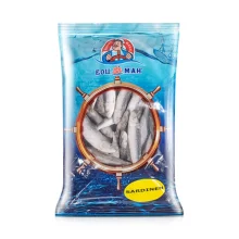 Сардина непотрошённая, с головой, Bozman, 900 г