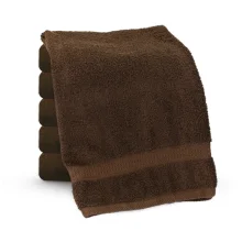 Handtuch, Farbe braun, Baumwolle 100 %