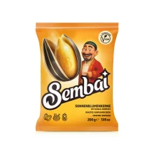 Sonnenblumenkerne - Sembai, gestreift, geröstet, 200 g