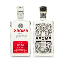 Vodka-Set - Xaoma Burabay und Silver, 40 % vol, 2 х 0,7 L