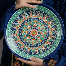 Ляган - КараКалам R3, Риштан керамика, Ø 42 см