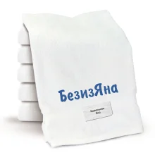 Полотенце - БезизЯна, цвет белый, хлопок 100 %