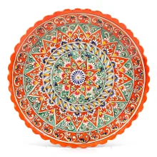 Lagan - KaraKalam KR13, Rischtan Keramik, Ø 42 cm