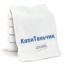 Полотенце - КапиТаньчик, цвет белый, хлопок 100 %