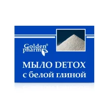 Мыло - Детокс, с белой глиной, Golden Pharm, 70 г