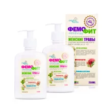 Гель для интимной гигиены - Женские травы, ФемоФит, 250 мл х 2 шт.