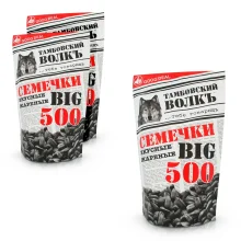 Семечки жареные, Тамбовский волкъ, 3 х 500 г