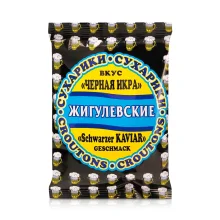 Сухарики - Жигулёвские, со вкусом чёрной икры, 50 г