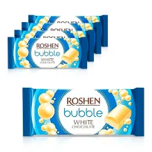 Luftige weiße Schokolade, Roshen, 5 x 80 g