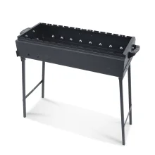 Klappgrill SchaschlykOFF 80 für 14 Spieße, Stahl 2 mm