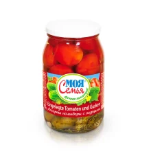 Eingelegte Tomaten und Gurken, Moja Semja, 860 g