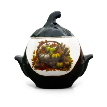 Keramiktöpfe-Set - Kürbis, 750 ml, 6-tlg.