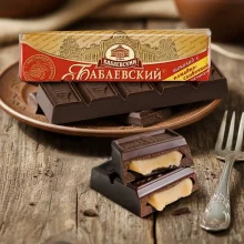 Батончик шоколадный с помадно-сливочной начинкой, Бабаевский, 50 г