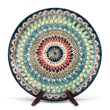 Lagan - Mehrob J1, Risсhtan Keramik, Handarbeit, Ø 37 cm