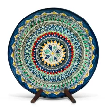 Lagan - Mechrob Д4, Rischtan Keramik, Handarbeit, Ø 37 cm