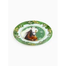 Flacher Teller - Frohes Neues Jahr!, Glas, Ø 20 cm