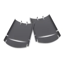 Ablagetisch für Feueroffen KazanoFF Ø 49 cm, 26 x 30 cm, 2 mm Stahl: 2 St.