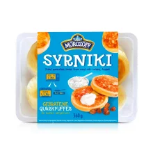 Quarkpfannkuchen mit Rosinen, gebraten, Morozoff, 360 g