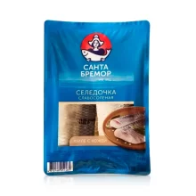 Heringsfilet mit Haut – Hering in Öl, leicht gesalzen, Santa Bremor, 240 g