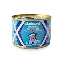 Сгущённое молоко, Сладосвит, 8,5 % жирности, с ключем, 200 г