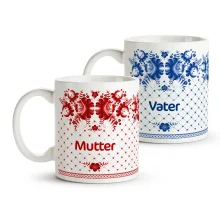 Набор кружек - Mutter und Vater, Fröhliche Ostern, керамика, 2 шт., 330 мл