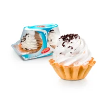 Tartelettes mit Baiser - Korsinochki, mit Apfelfüllung, Lat Sweets, 140 g