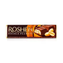 Schokolade-Riegel mit doppelten Erdnüssen, Roshen, 29 g
