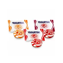 Карамель - Yogurtini, со вкусом вишни, клубники и персика, Roshen, 300 г