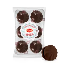 Зефир со вкусом сливок, в шоколадной глазури, Lackmann, 390 г