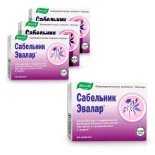  Sabelnik, Evalar, 60 Tabletten х 4