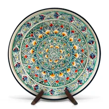 Lagan - KaraKalam R5, Rischtan Keramik, Ø 42 cm