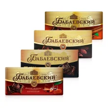 Набор шоколада - Бабаевский, 4 х 75 г