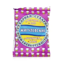 Schwarzbrotcroutons - Zhiguljovskie, mit  Schinken-Käsegeschmack, 50 g    