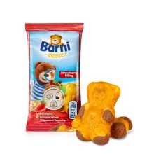 Пирожное - Барни, с клубнично-яблочным вкусом, 30 г