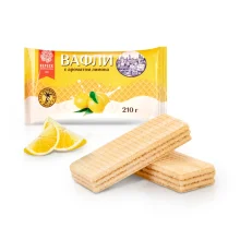 Waffeln mit Zitronengeschmack, 210 g