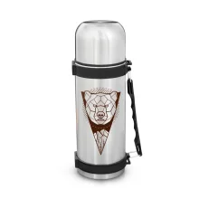 Термос - Медведь, нержавеющая сталь, 1 л