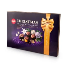 Набор шоколадных конфет - Christmas, в чёрном шоколаде, Laima, 186 г