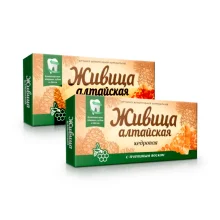 Живица - Алтайская кедровая, с пчелиным воском, 4 шт. х 2 упак.