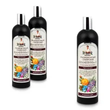 Шампунь № 1 - Рецепты бабушки Агафьи, укрепляющий, 3 x 550 мл 