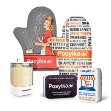 Набор - Posylka.de, прихватка: 2шт. + губка для мытья посуды: 2 шт. + диспенсер для зубочисток