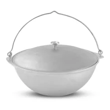 Kasan aus Aluguss - Tatarskij, für Camping, 15 L, Ø 47 cm